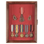 Miniature Medals. Attributed to Captain A.C. Purnell, Middlesex Regiment