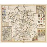 Cambridgeshire. Saxton (C. & Lea P.), Cambridge-Shire and the Great Levell..., circa 1690