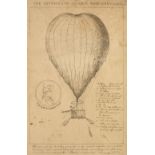 Ballooning. Fores (S. W. publisher), The Enterprizing Lunardi's Grand Air Balloon, 1784