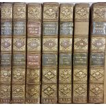 Bindings. Approximately 70 volumes of 19th-century literature & reference