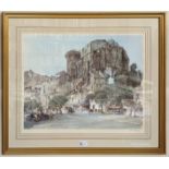 Flint (William Russell, 1880-1969). La Voulte sur Rhone, signed print, 1969