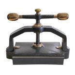 Bookpress. A cast iron bookpress