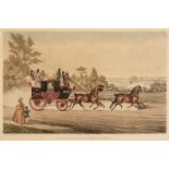 Coaching. Hunt (Charles), The Red Rover, Southampton Coach, B. Moss & Co. 1851