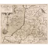Cardiganshire. A collection of 23 maps, 17th - 19th century