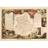France. Levasseur (Victor), A collection of approximately 60 maps of French departments, 1855