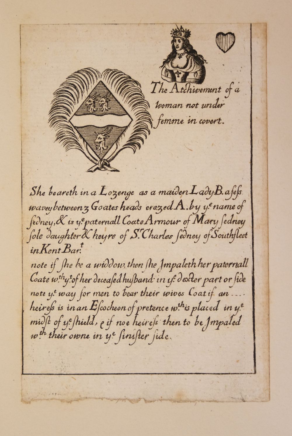 Blome (Richard). Armoriall Cards, [1675] - Image 57 of 58