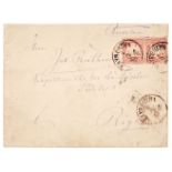 Wagner (Richard, 1813-1883). Fine Autograph Envelope addressed in Wagner's hand, February 1897