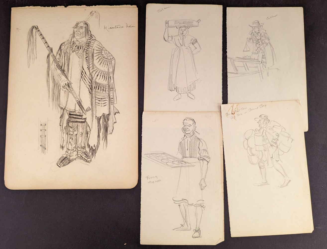 Brock (Henry Matthew, 1875-1960). A large collection of original drawings and sketches - Image 5 of 7