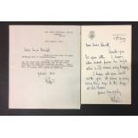 Prince Philip (1921-2021). Typed Letter Signed, 'Philip', Corsham, Wiltshire, 12 August 1947