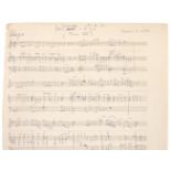 Milstein (Nathan, 1903-1992). Important collection of autograph manuscripts, autograph letters ...