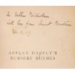 Potter (Beatrix). Appley Dapply's Nursery Rhymes, 1st edition, [1917], inscribed by the author