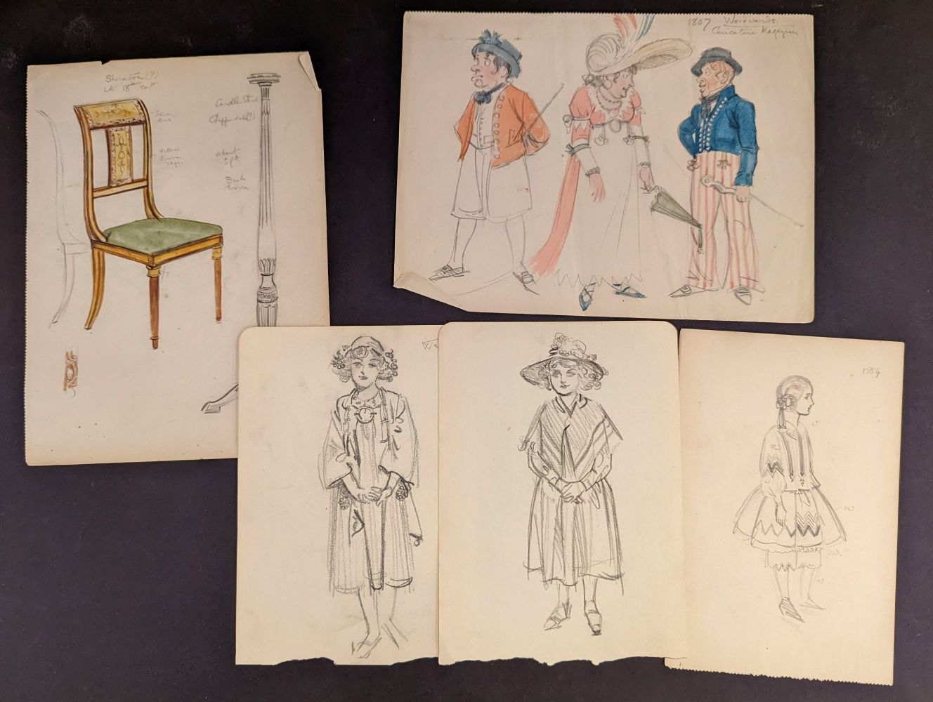 Brock (Henry Matthew, 1875-1960). A large collection of original drawings and sketches - Image 3 of 7