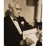 Fleming (Alexander, 1881-1955). Signed half-length portrait vintage gelatin silver print, circa