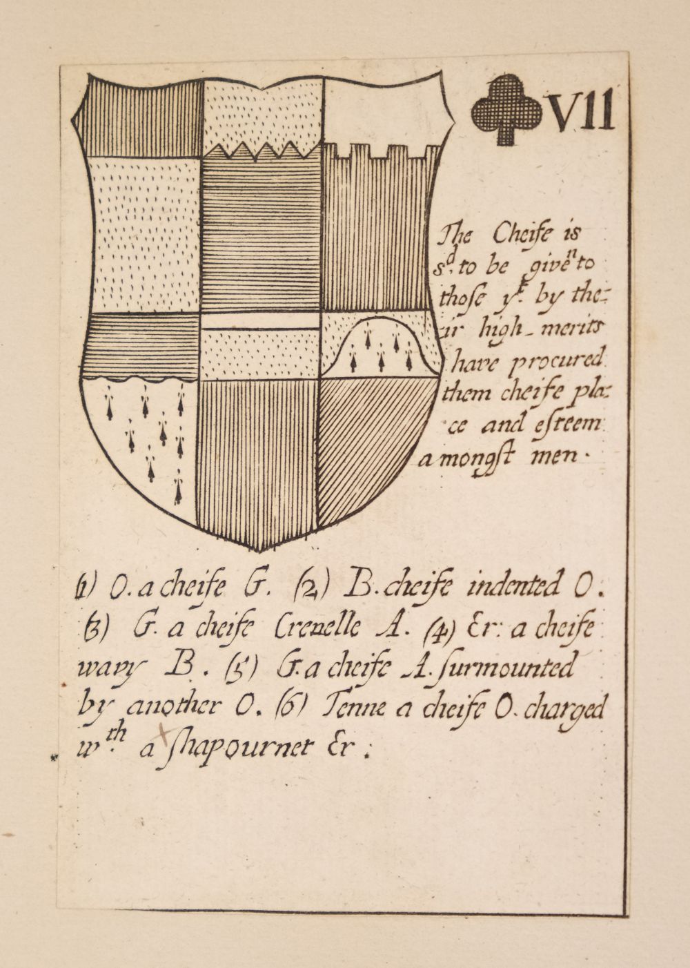 Blome (Richard). Armoriall Cards, [1675] - Image 13 of 58