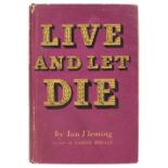 Fleming (Ian). Live and Let Die, 1st edition, 1st issue dust jacket, London: Jonathan Cape, 1954