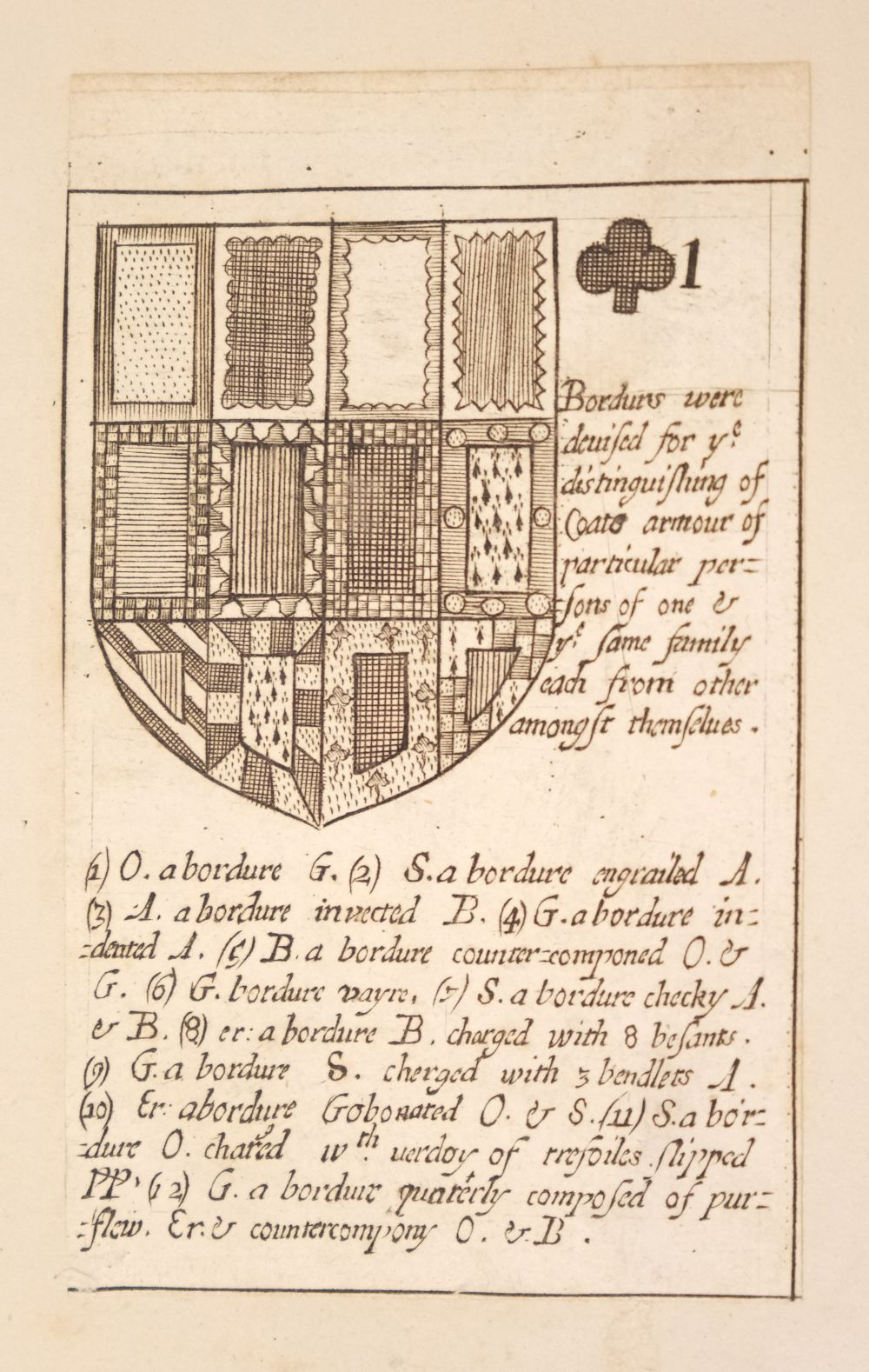 Blome (Richard). Armoriall Cards, [1675] - Image 7 of 58