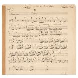 Lucas (Leighton, 1903-1982). Autograph Musical Manuscript Signed, 'Leighton Lucas'