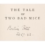 Potter (Beatrix). The Tale of Two Bad Mice, later edition, [after 1918], signed by the author