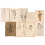 Brock (Henry Matthew, 1875-1960). A large collection of original drawings and sketches
