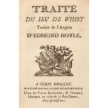 Hoyle (Edmond). Traité du Jeu de Whist, Turin, Italy: Reycends & Guibert, 1765