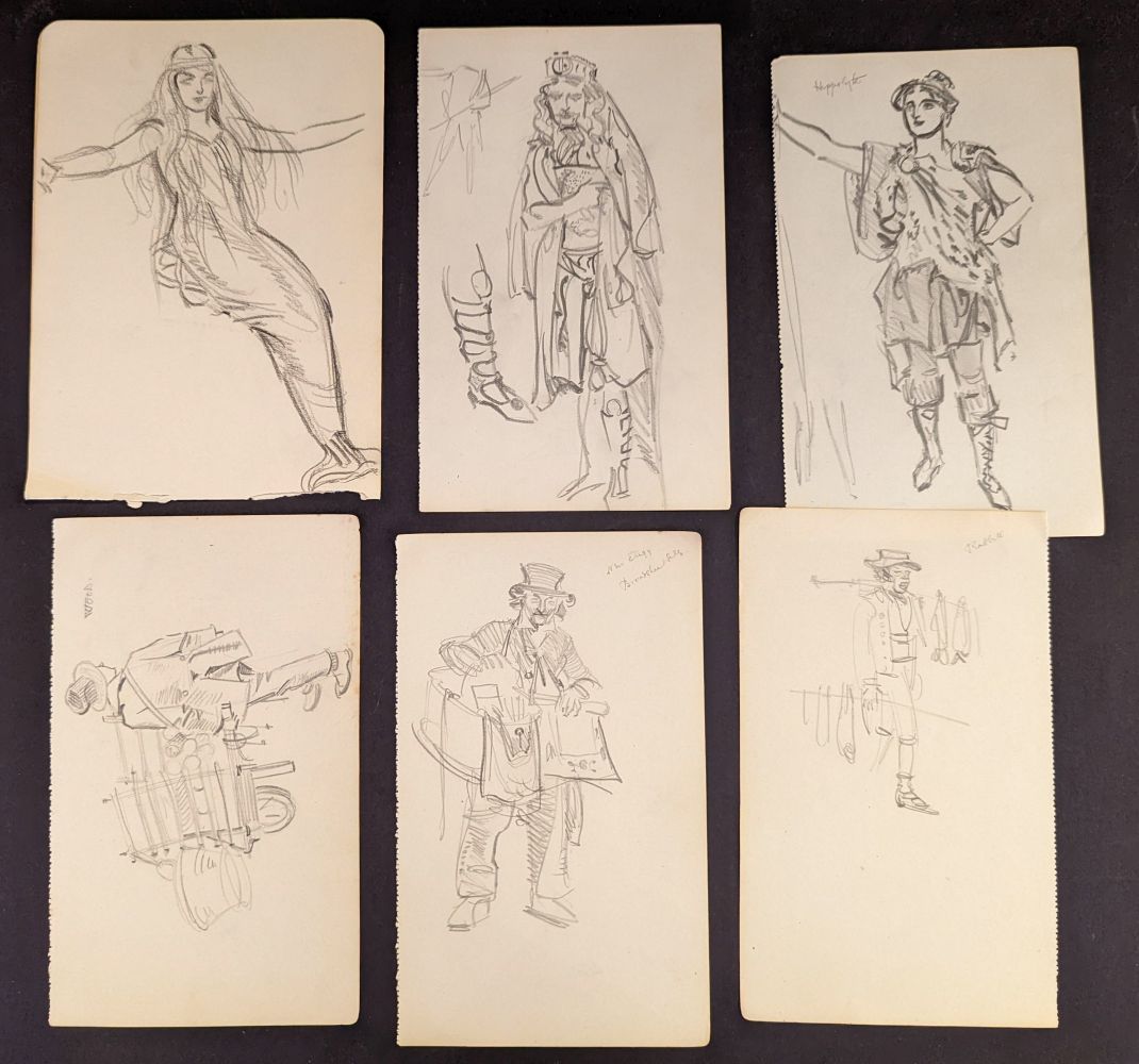 Brock (Henry Matthew, 1875-1960). A large collection of original drawings and sketches - Image 4 of 7