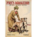 Brock (Henry Matthew, 1875-1960). Original cover illustration for 'Fry's Magazine', circa 1910