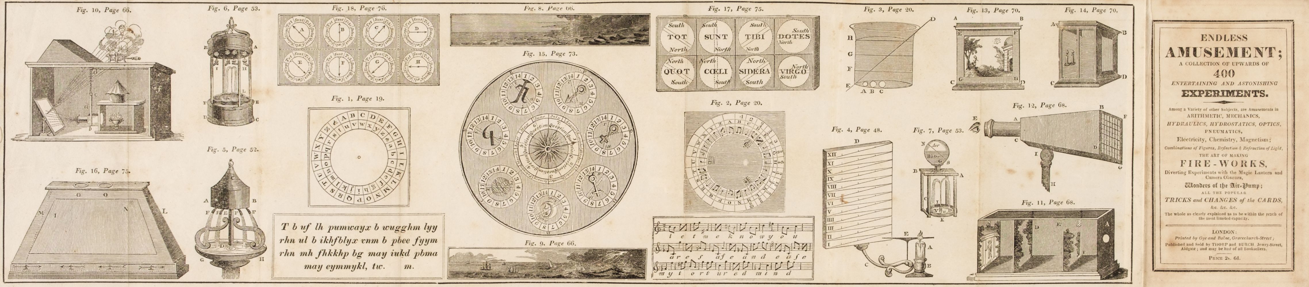 Endless Amusement, The Art of Making Fireworks, London, Gye and Balne, c.1819