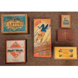 Playing cards and games. Max und Moritz card game, circa 1940, & others