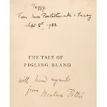 Potter (Beatrix). The Tale of Pigling Bland, later edition, [after 1918], inscribed by author