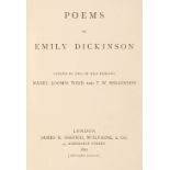 Dickinson (Emily). Poems, 1st UK edition, London: James R Osgood, McIlvaine & Co, 1891