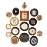A COLLECTION OF FRAMED METAL MEDALLIONS, MINIATURES AND PORTRAIT PROFILE RELIEFS,