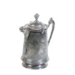 AN AMERICA SILVER PLATED WATER PITCHER BY REED & BARTON,