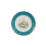 SEVRES PORCELAIN PLATE, 18TH / 19TH CENTURY