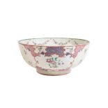 A CHINESE EXPORT FAMILLE ROSE BOWL,