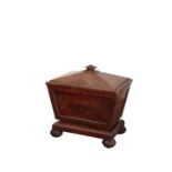 A REGENCY MAHOGANY CELLARET, IN THE MANNER OF GILLOWS,