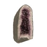 AN AMETHYST GEODE,