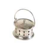 A DUTCH SILVER MINIATURE BRAZIER