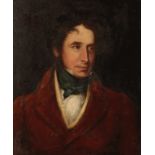 ENGLISH SCHOOL, 19TH CENTURY A head and shoulders portrait of a gentleman