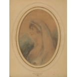 ASCRIBED TO JOHN RUSSELL (1745-1806) 'Mrs Fitzherbert'