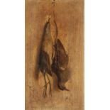 ITALIAN SCHOOL 19th/20th century, A still life study of two hanging game birds