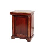 A VICTORIAN MAHOGANY PEDESTAL CABNET,