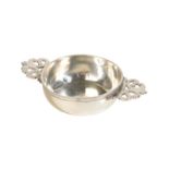 A DUTCH SILVER MINIATURE PORRINGER