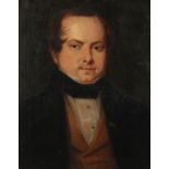 ENGLISH SCHOOL, 19TH CENTURY A head and shoulders portrait of a gentleman