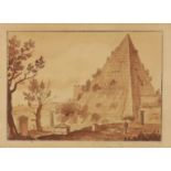 ITALIAN SCHOOL, 18TH/19TH CENTURY The Pyramid of Gaius Cestius