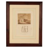 JOHN PLAWÂ Â (1745-1820) A SET OF TWELVE FRAMED ARCHITECTURAL ILLUSTRATIONS FROM 'FERME ORNEE OR RUR