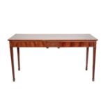 A19TH CENTURY MAHOGANY SERVING TABLE, IN NEOCLASSICAL STYLE,
