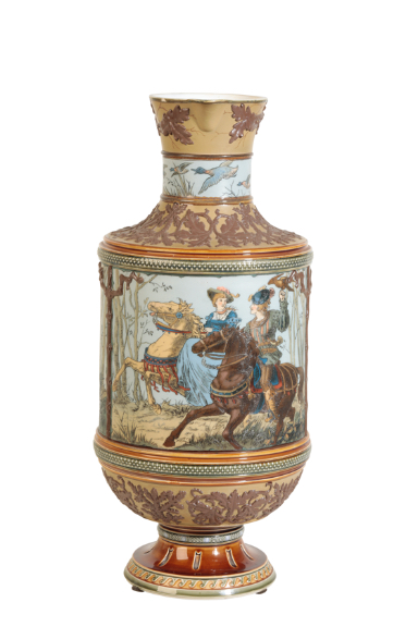 LARGE METTLACH EWER, LATE 19TH CENTURY - Image 2 of 5