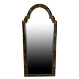 A PAINTED WOOD FRAMED PIER MIRROR IN GEORGE I STYLE,