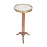 A FRENCH ADJUSTABLE GUERIDON OR FLOWER TABLE,