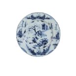 DUTCH OR FRANKFURT DELFT DISH, SECOND HALF 17TH CENTURY